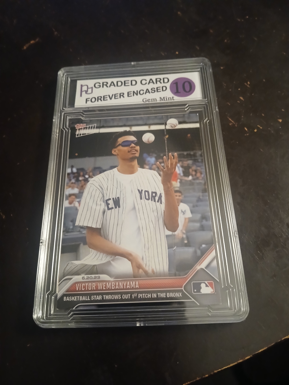 Victor Wembanyama New York Pinstripe – Graded Gem Mint 10 Not Original